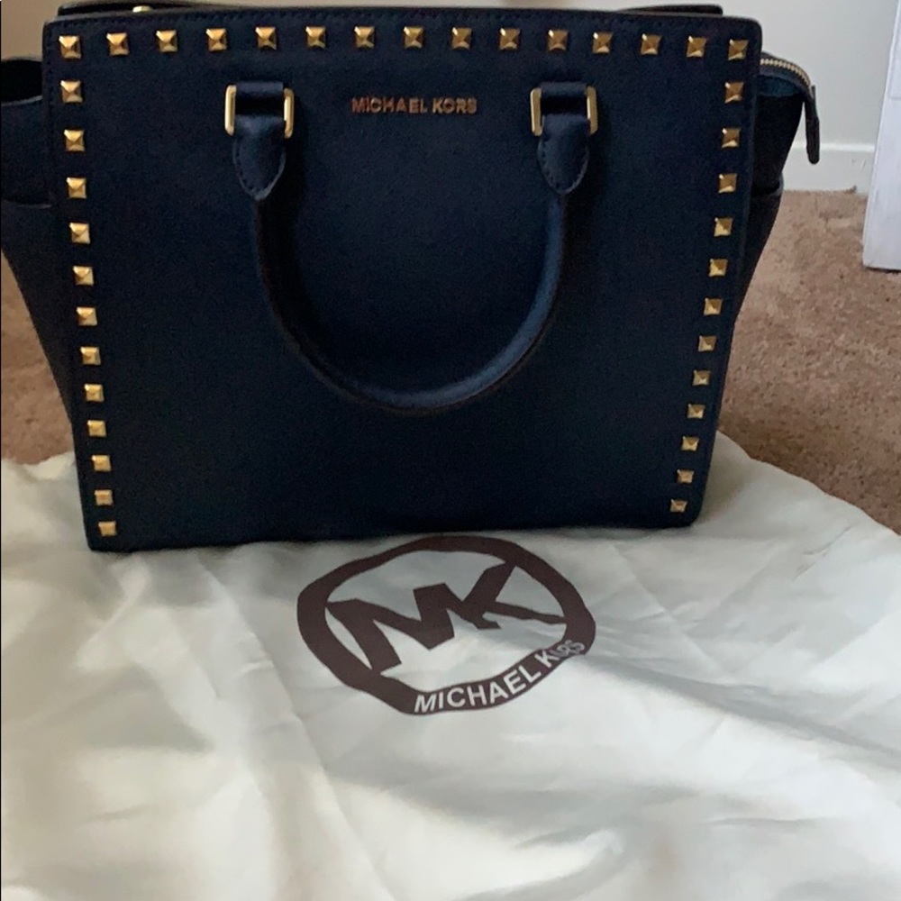 Michael Kors studded tote bag. Great condition